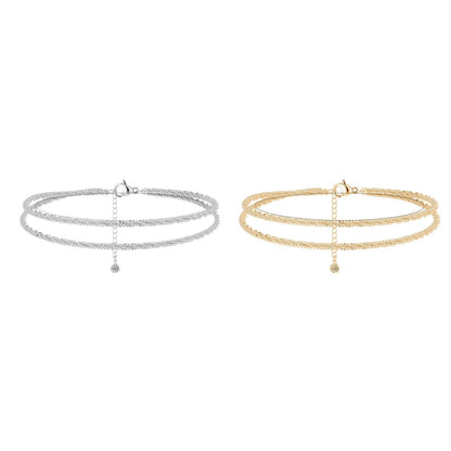 💜BUY 1 GET 1 FREE💜Dainty Layered waterproof anklet