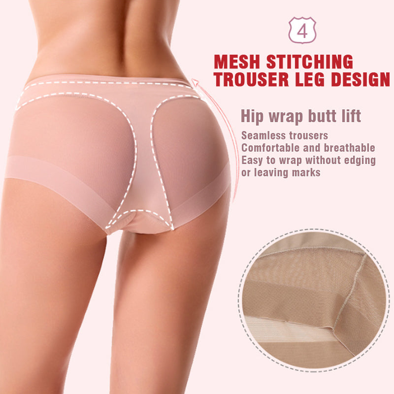 🎁(4 pieces) Buy 1 get 3 free ⏳High Waist Ice Silk Seamless Shaping Briefs