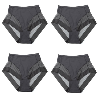 🎁(4 pieces) Buy 1 get 3 free ⏳High Waist Ice Silk Seamless Shaping Briefs