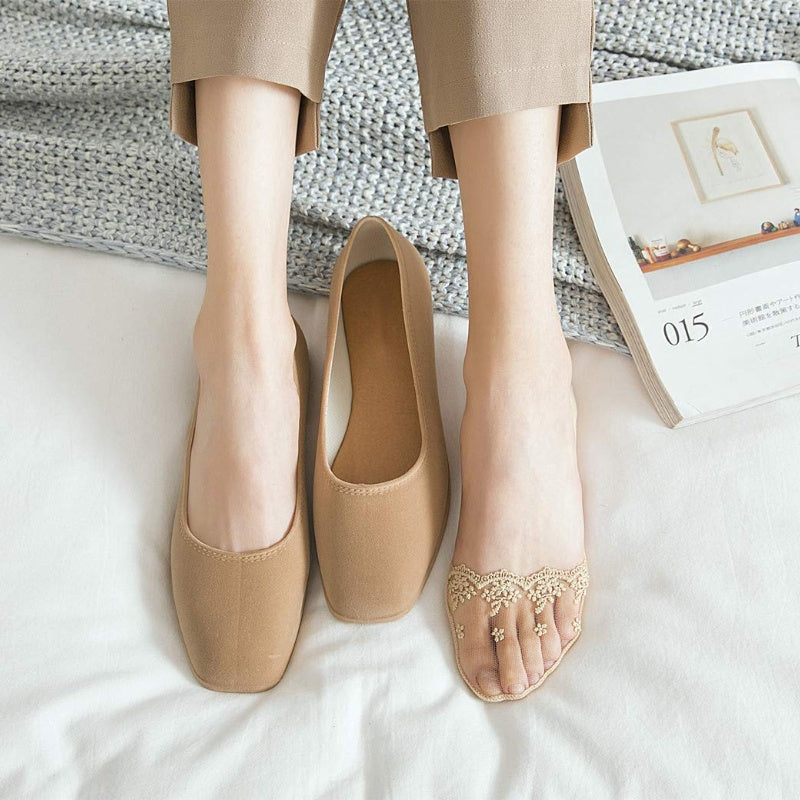 Women's Lace No-Show Non-Slip Socks