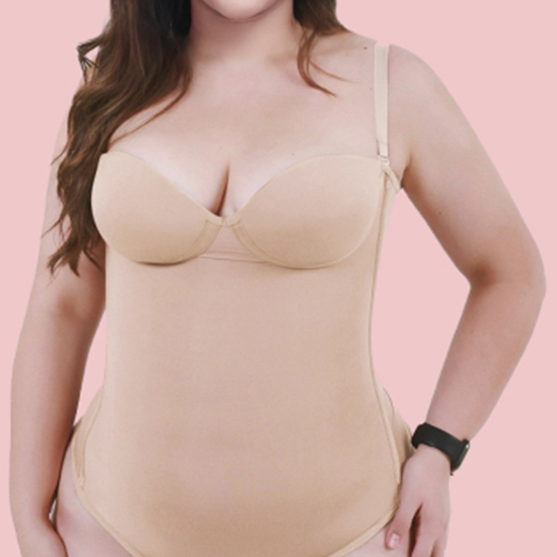 Women's Back Lace-up Shapewear Bodysuit