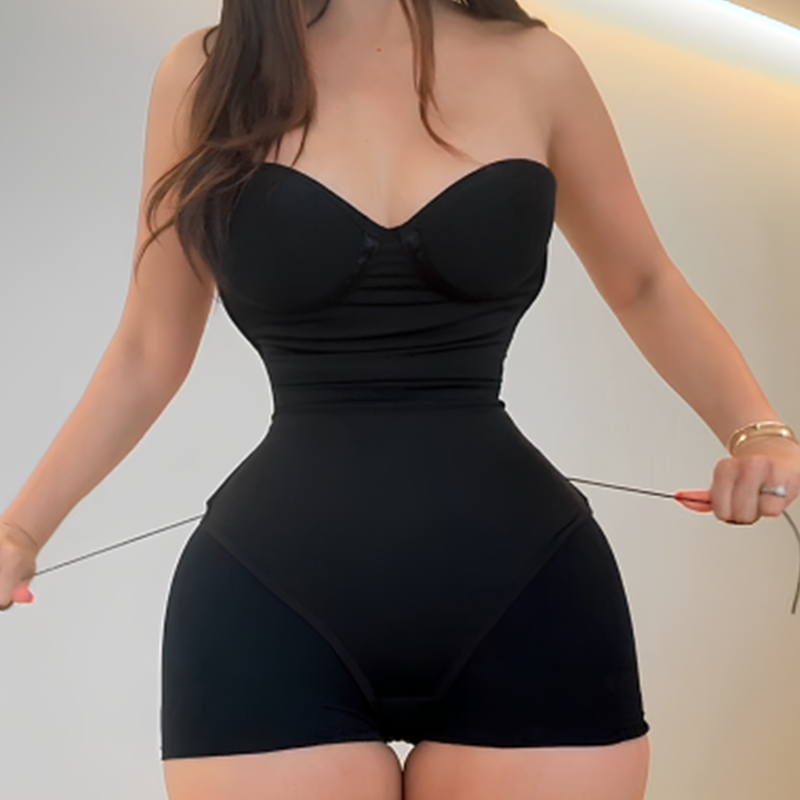 Women's Back Lace-up Shapewear Bodysuit