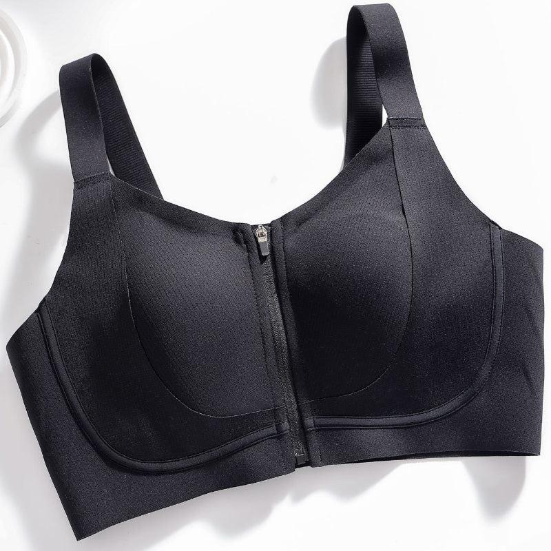 Women's Anti-Sag Front Zipper Bra